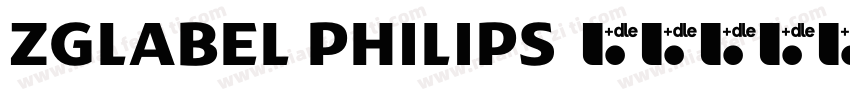 ZGlabel Philips字体转换